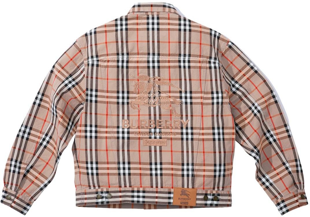 Supreme®/Burberry® Denim Trucker Jacket view 15